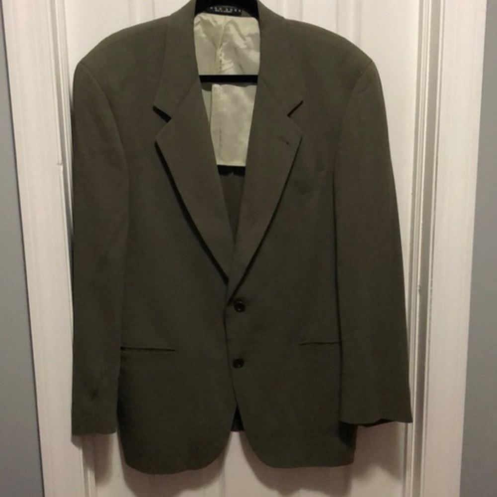 Hugo Boss 40R Green Blazer Jacket
